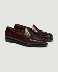 G.H. Bass Weejuns Larson Wine Leather Loafer Shoes Leather Men