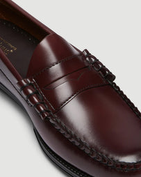 G.H. Bass Weejuns Larson Wine Leather Loafer Shoes Leather Men