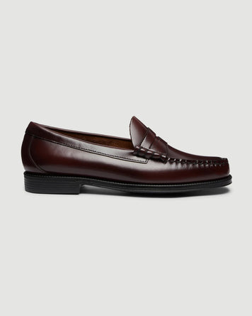 G.H. Bass Weejuns Larson Wine Leather Loafer Shoes Leather Men