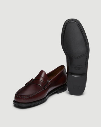 G.H. Bass Weejuns Larson Wine Leather Loafer Shoes Leather Men