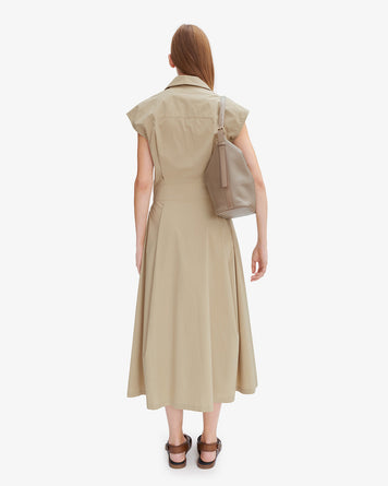 A.P.C. Robe Athena Beige WOMEN DRESSES