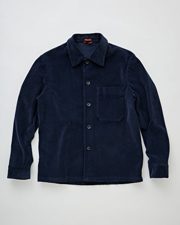Barena Venezia Overshirt Cedrone Matador Navy JKT Short Men