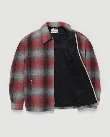 Wacko Maria Ombre Check 50's Jacket (Type-1) Red JKT Short Men