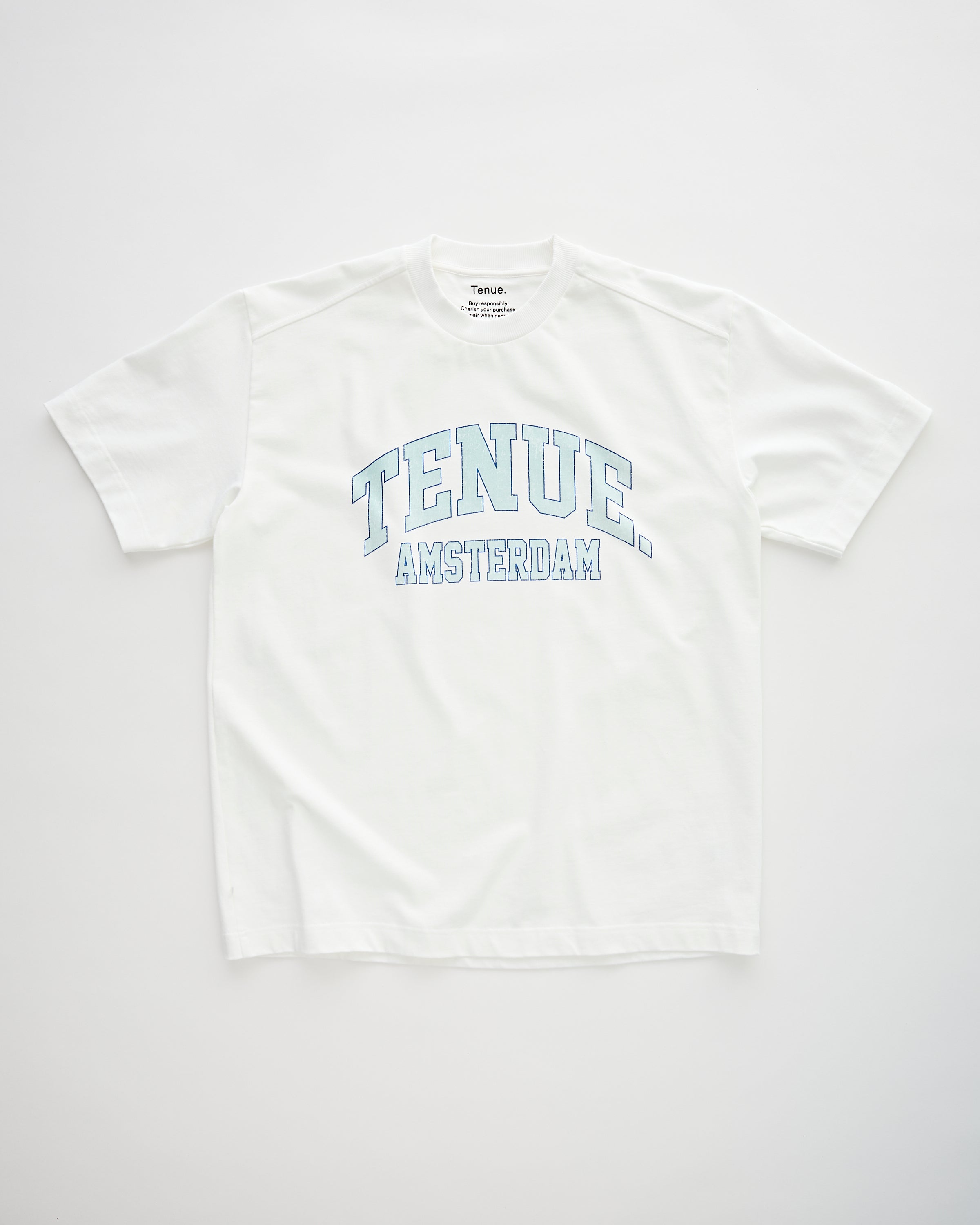 Tenue. Bruce T-Shirt Amsterdam White T-shirt S/S Men