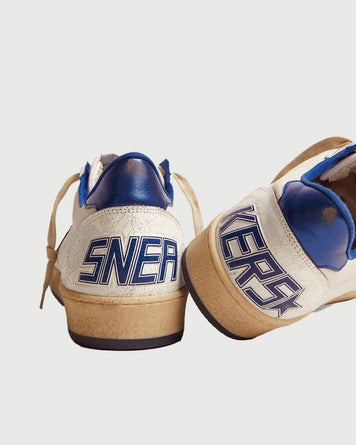 Golden Goose Ballstar Nappa Upper White & Blue Star Shoes Sneakers Men