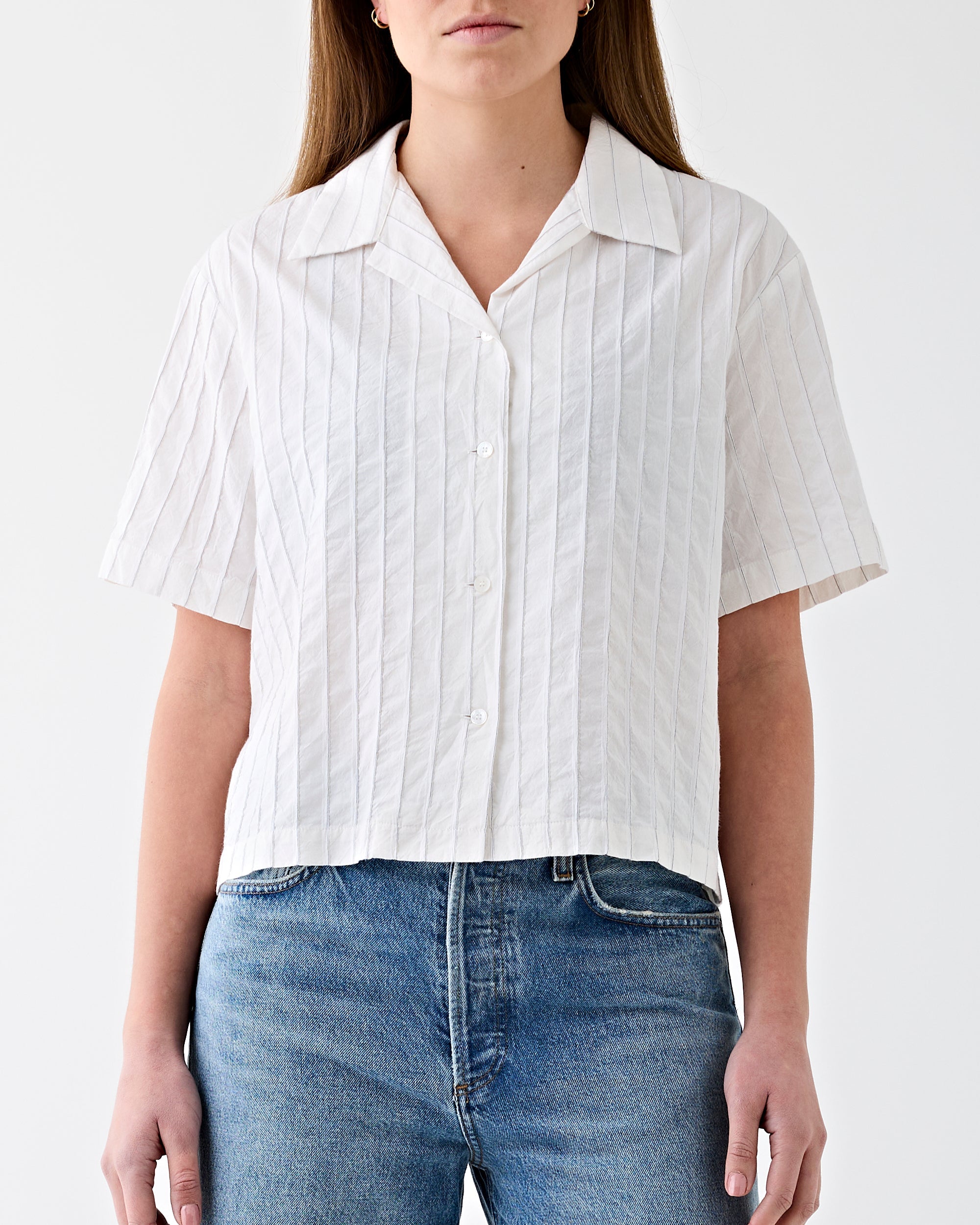 Barena Venezia Shirt Raisa Vir Bianco Shirts S/S Women