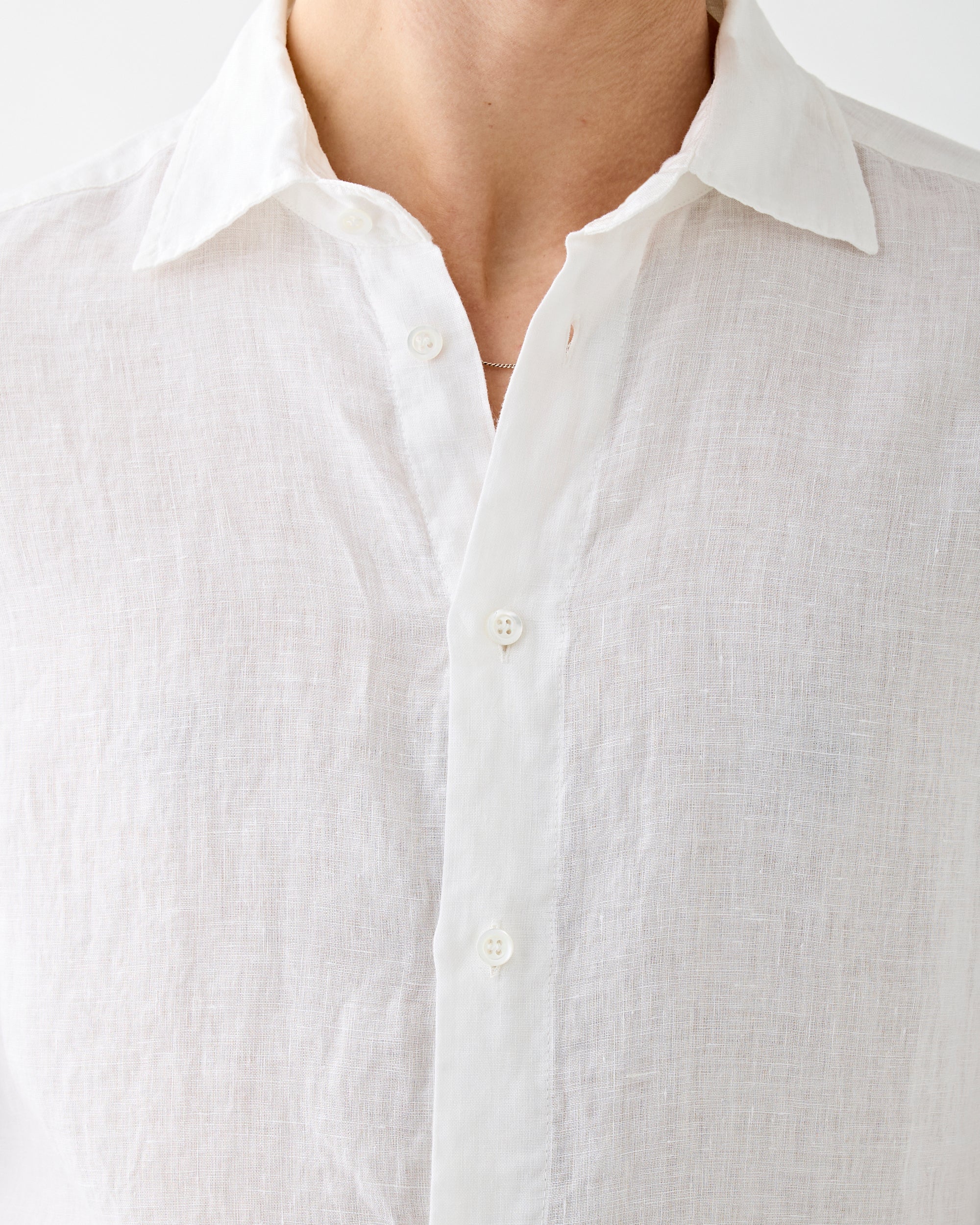 Barena Venezia Shirt Surian Telino Bianco Shirt L/S Men