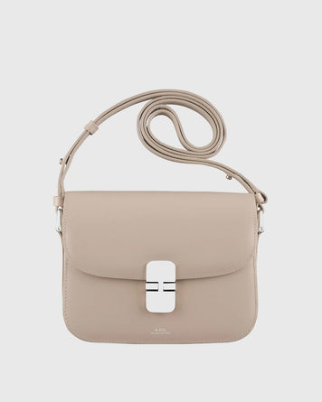 A.P.C. Sac Grace Small Beige Nude Bags Women