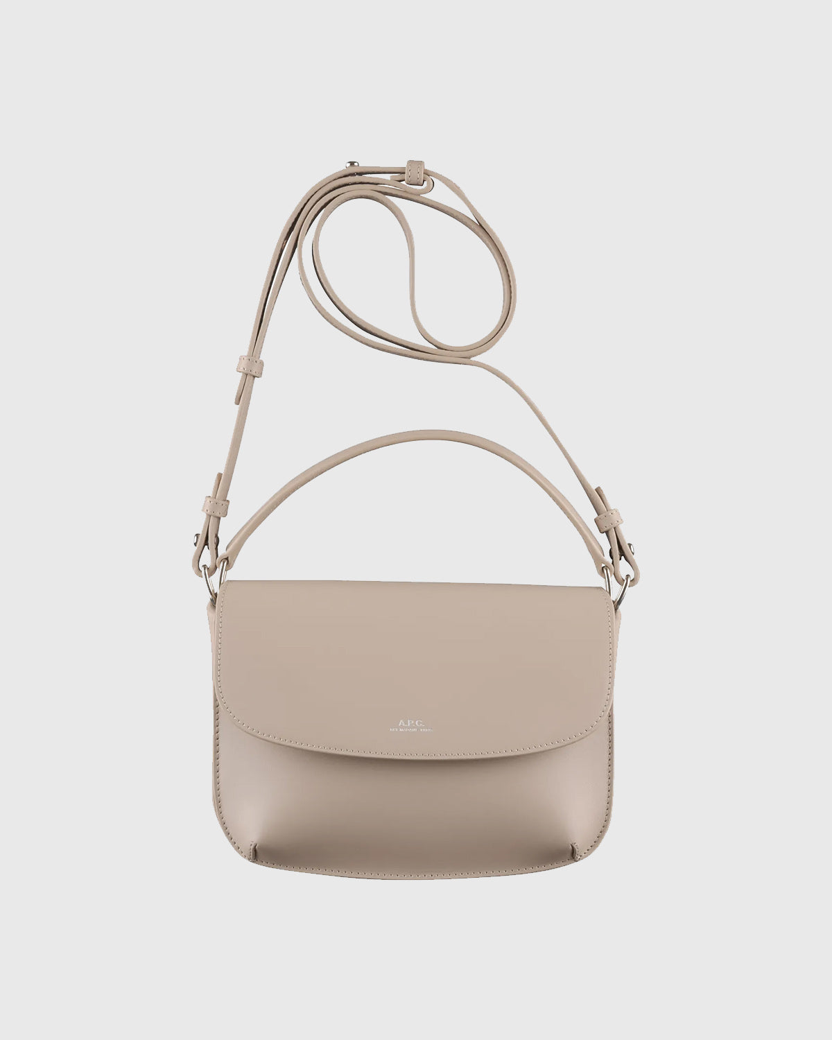 A.P.C. Sac Sarah Shoulder Mini Beige Nude Bags Women