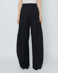 The Latest Billie Popeline Pants Black Pants Women