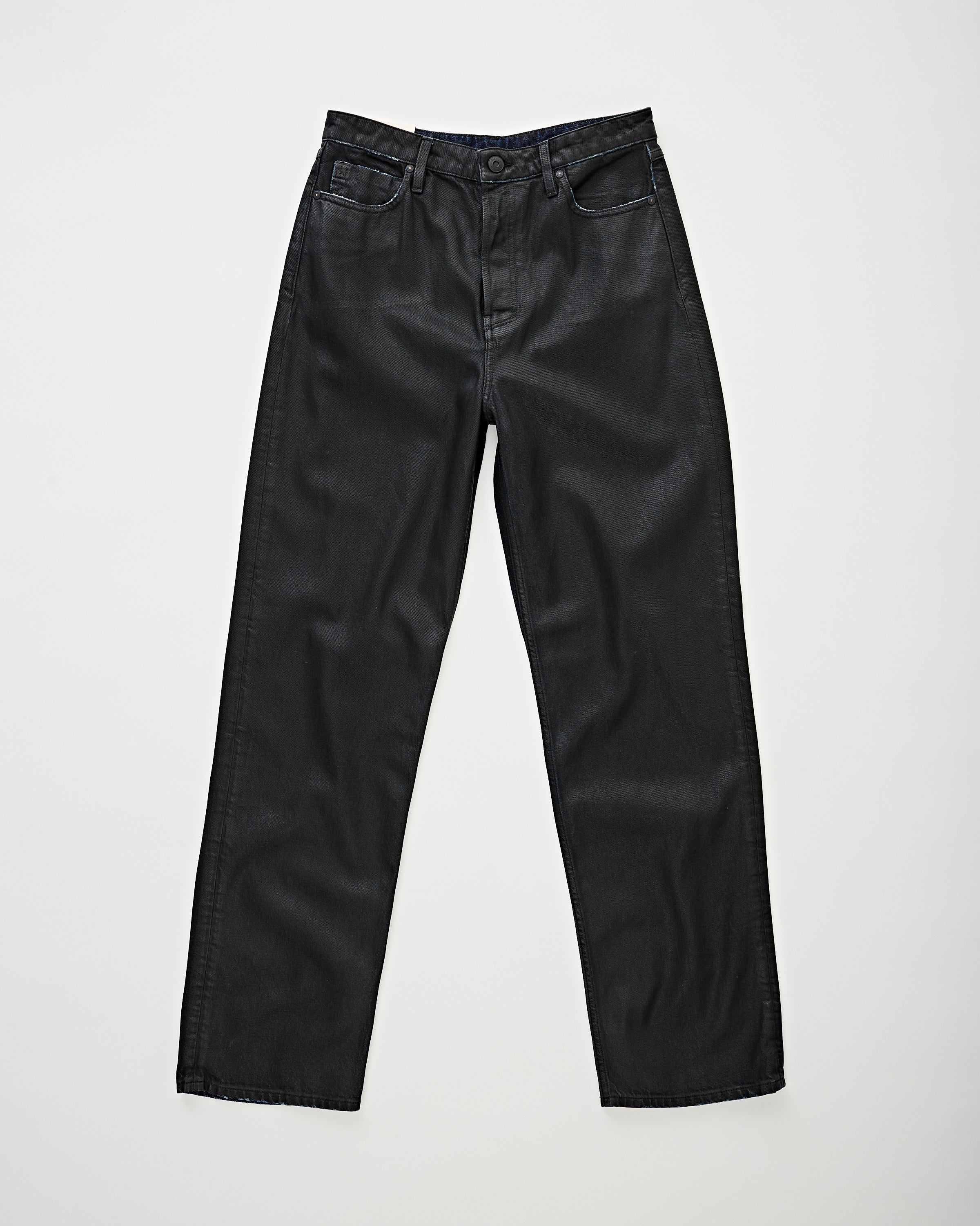 Tenue. Billy Jeans Black Coated Denim Women