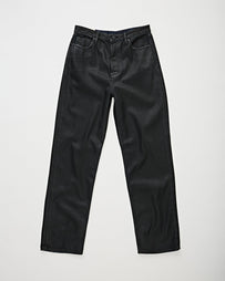 Tenue. Billy Jeans Black Coated Denim Women