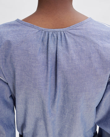 A.P.C. Blouse Joy Indigo WOMEN BLOUSES