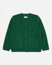 Universal Works Cardigan Green Knitwear Men
