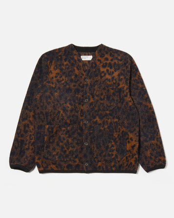 Universal Works Cardigan Dark Navy/Brown Knitwear Men