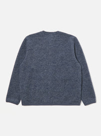 Universal Works Cardigan Slate Blue Knitwear Men