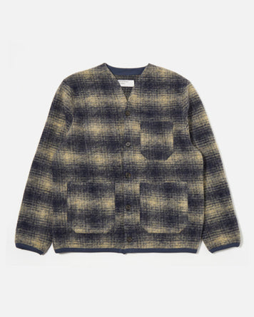 Universal Works Cardigan Navy Knitwear Men