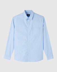 A.P.C. Chemise Clement Bleu Shirts L/S Men