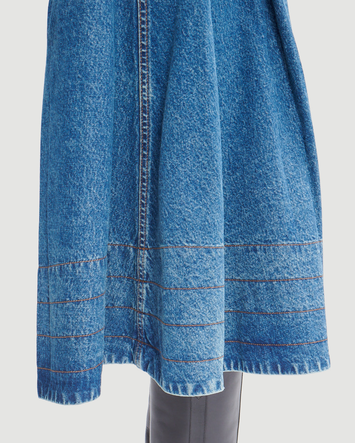 A.P.C. Jupe Nora Light Blue Skirt
