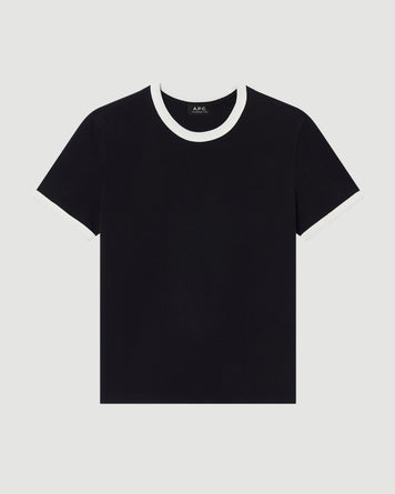 A.P.C. T-Shirt Manches Courtes Contrasté Black T-shirt S/S Men