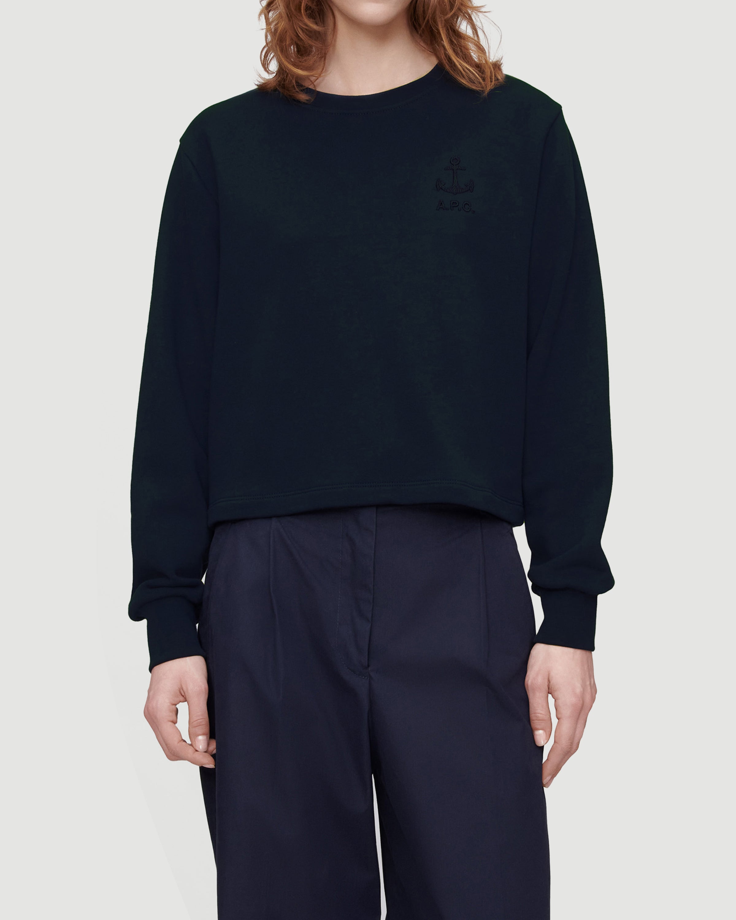 A.P.C. Sweat Angelica Dark Navy Sweater Women