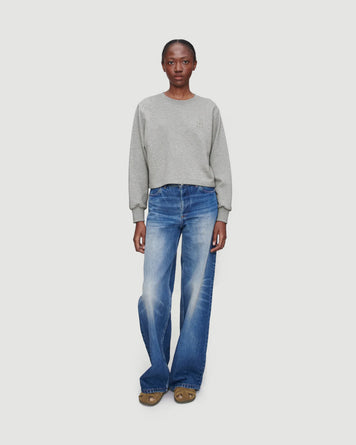 A.P.C. Sweat Angelica Heather Grey Sweater Women