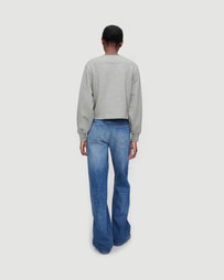 A.P.C. Sweat Angelica Heather Grey Sweater Women