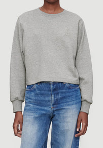 A.P.C. Sweat Angelica Heather Grey Sweater Women
