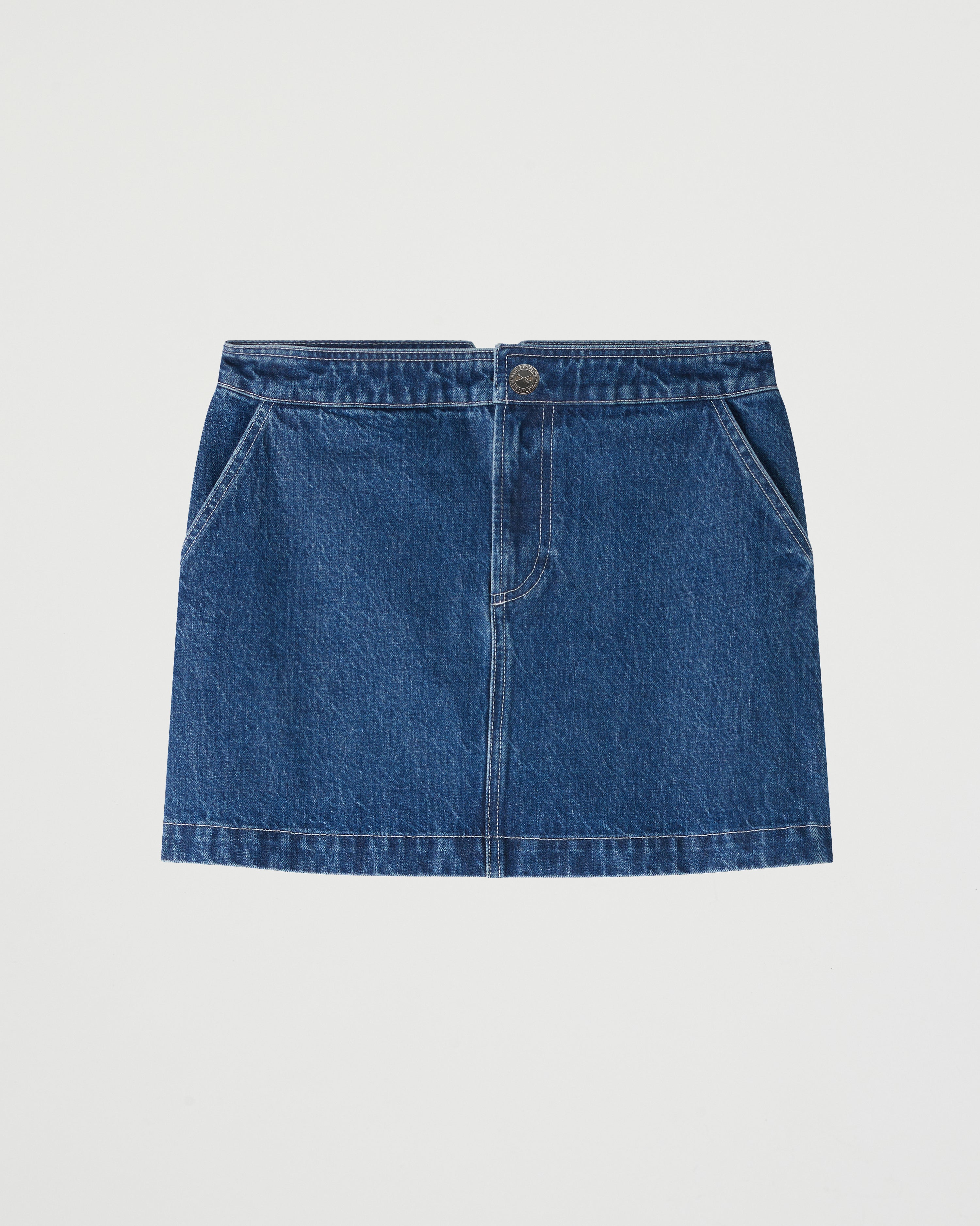 A.P.C. Jupe Christie Washed Indigo Skirt Women