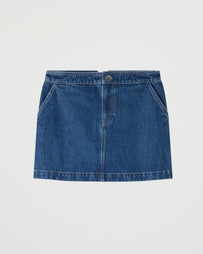 A.P.C. Jupe Christie Washed Indigo Skirt Women