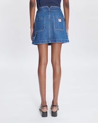 A.P.C. Jupe Christie Washed Indigo Skirt Women