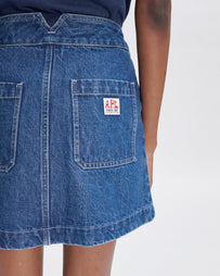 A.P.C. Jupe Christie Washed Indigo Skirt Women