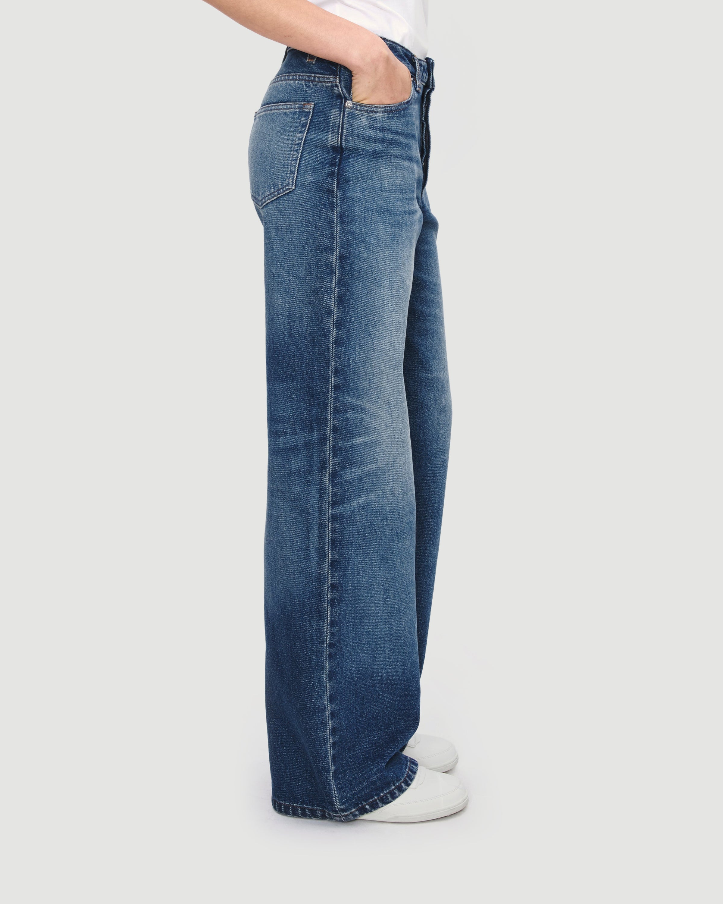 A.P.C. Jean Elisabeth Washed Indigo Denim Women