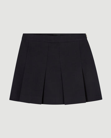 A.P.C. Mini Jupe Plissée Dark Navy Skirt