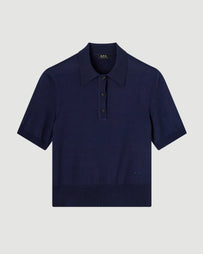 A.P.C. Polo Colin Dark Navy T-shirt S/S Men