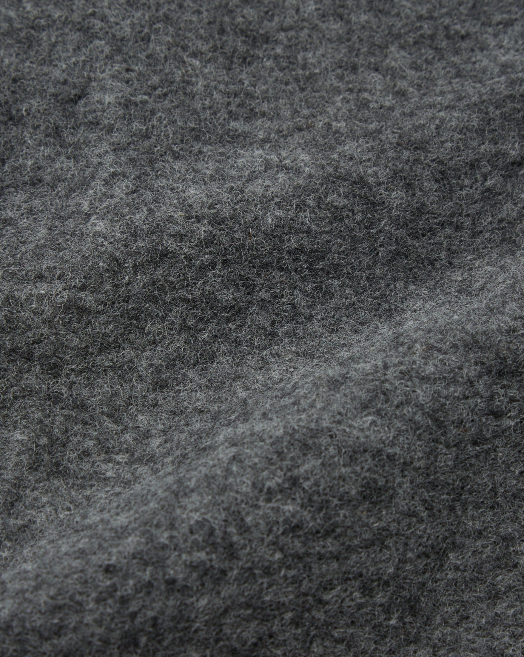 Universal Works Cardigan Wool Fleece Grey Marl Knitwear Men