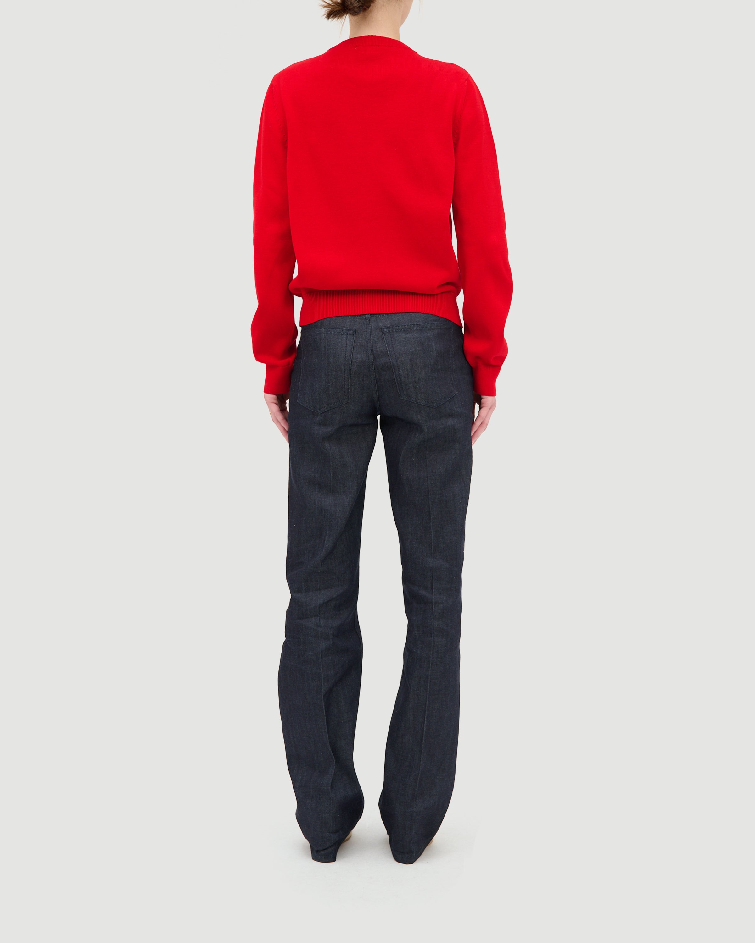 A.P.C. Cardigan Leonie Red Knitwear Women