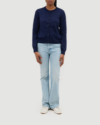 A.P.C. Cardigan Leonie Dark Navy Knitwear Women