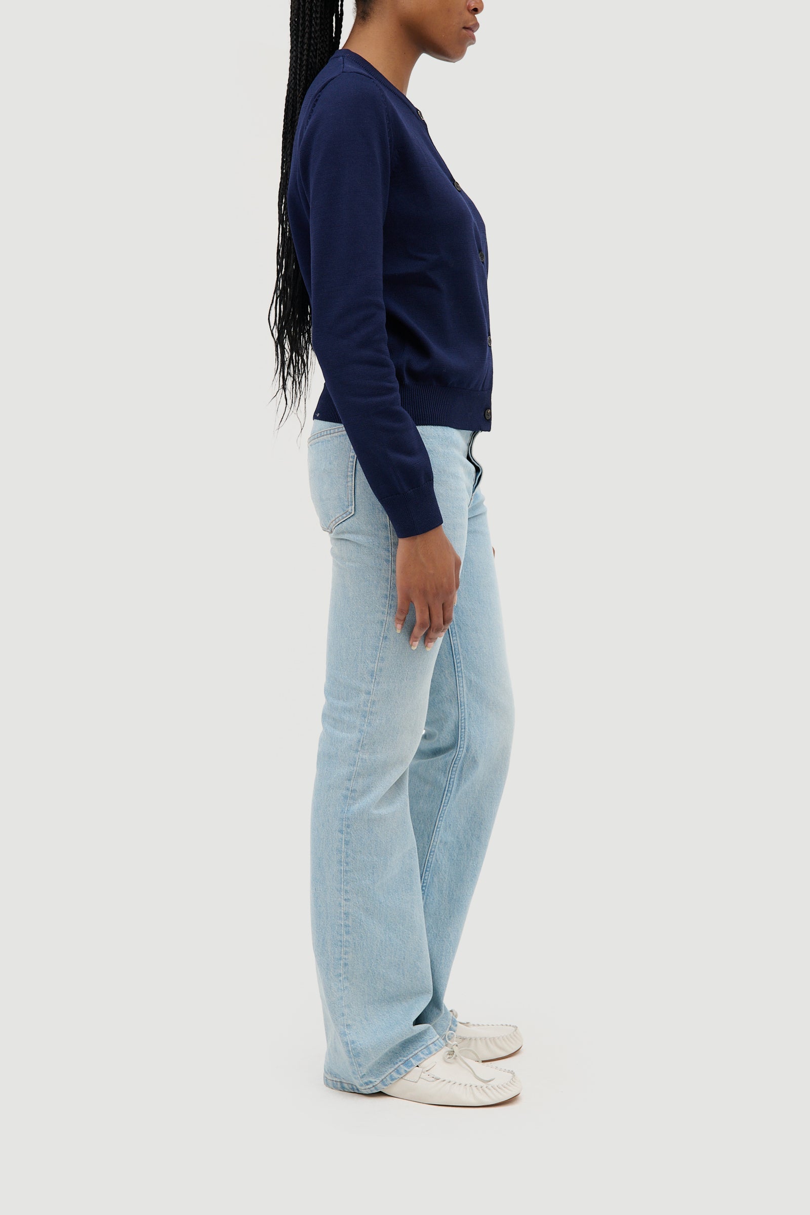 A.P.C. Cardigan Leonie Dark Navy Knitwear Women