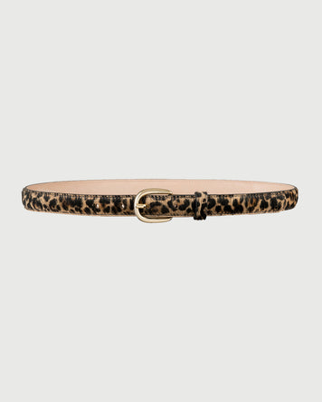 A.P.C. Ceinture Rosette Black Leopard Belts Women