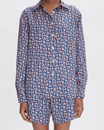 A.P.C. Chemise Gabrielle Blue WOMEN BLOUSES