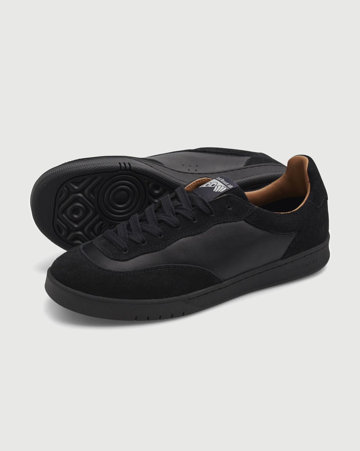 Last Resort AB CM001 Suede/Leather Lo (Black/Black) Shoes Sneakers Unisex