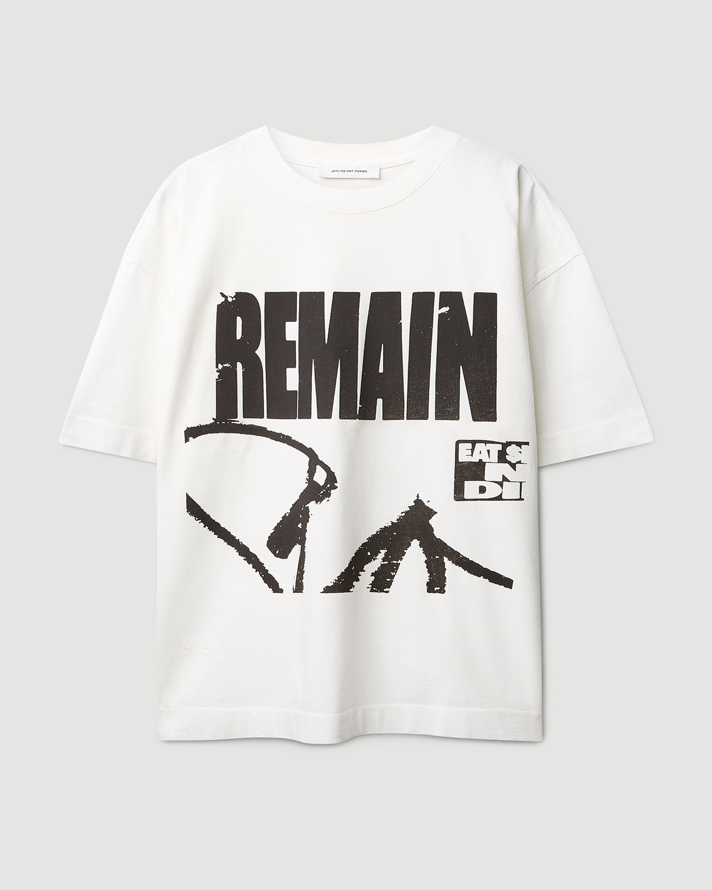 Applied Art Forms LM1 Oversized T-Shirt Artwork II Ecru T-shirt S/S Men