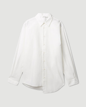 Applied Art Forms PM1-5 Asymmetrical Shirt White Shirt L/S Men