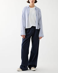 Denimist Blair Double Pleated Pant Navy Pants Women