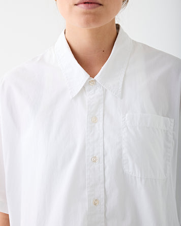 Denimist S/S Button Down Shirt White Shirt S/S Women