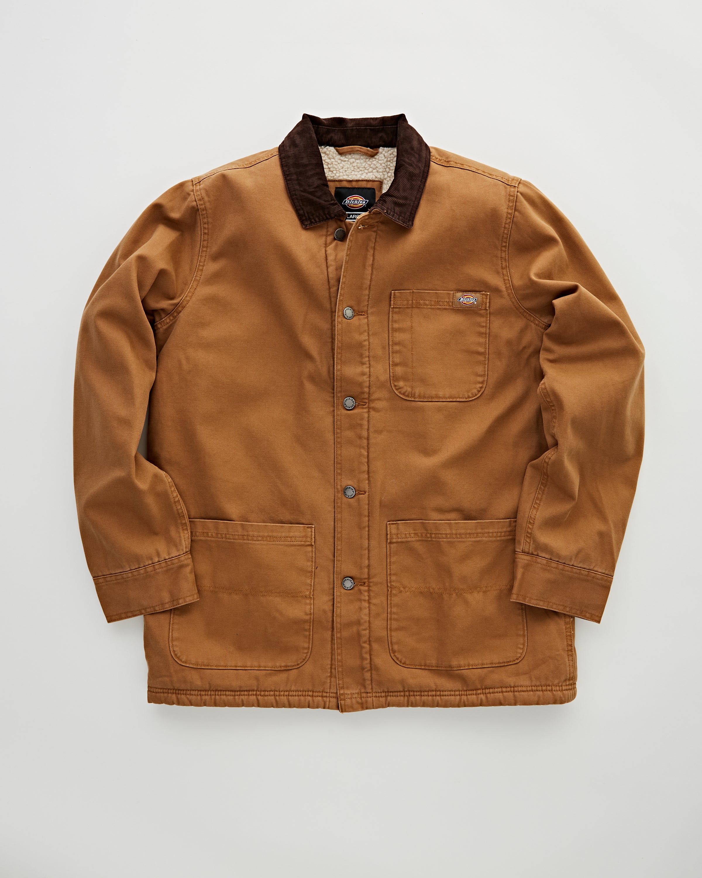 Dickies Duck Canvas Chore Coat Brown Duck JKT Short Men
