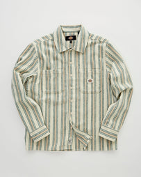 Dickies Hope Stripe Shirt Western Stripe Light Shirts L/S Men