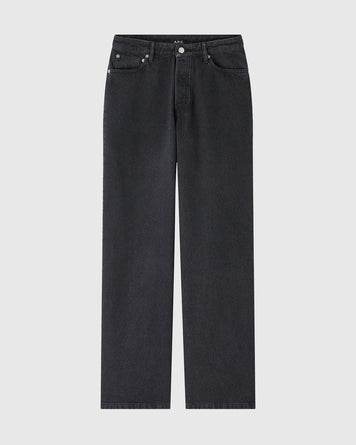 A.P.C. Jean Elisabeth Washed Black WOMEN DENIM