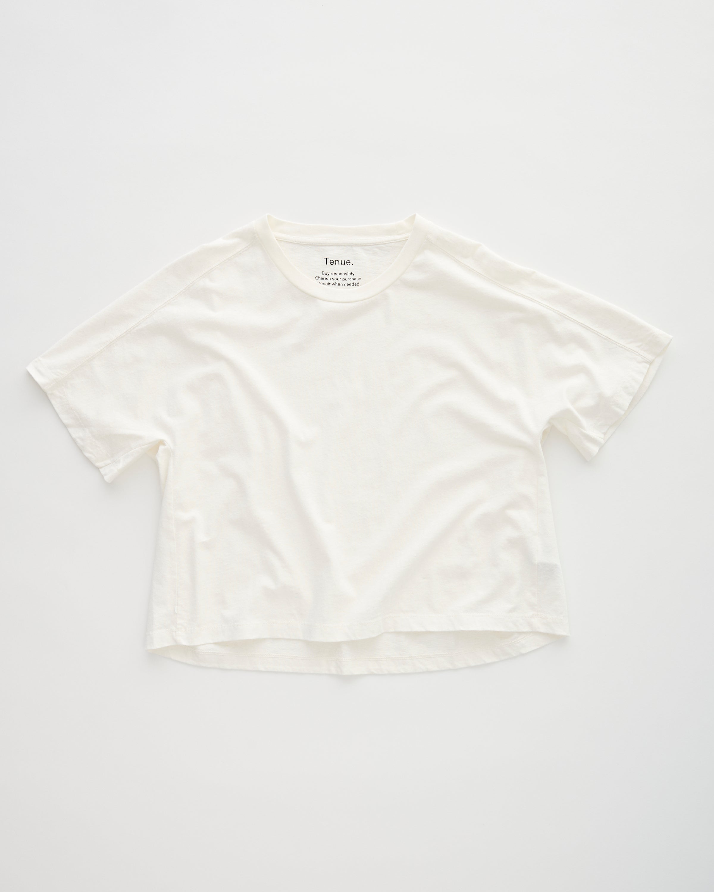 Tenue. Ella White T-shirt S/S Women